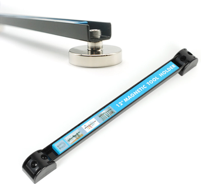 [슈퍼마그네트] 공구걸이 망치 드라이버 칼 정리 걸이 자석, 897-1 공구걸이 24인치_홀더D42_세트_1개