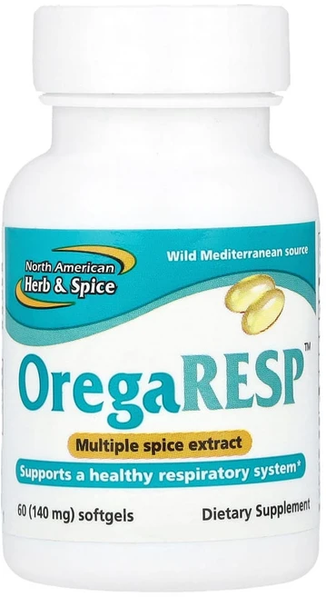 노스아메리칸허브스파이시 OregaResp 소프트젤 60정, 1개 - 쿠팡