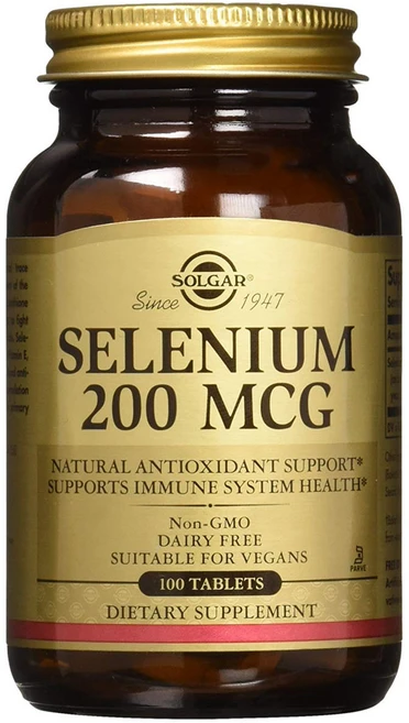 솔가 셀레늄 200mcg 타블렛, 1개, 100정 - 쿠팡