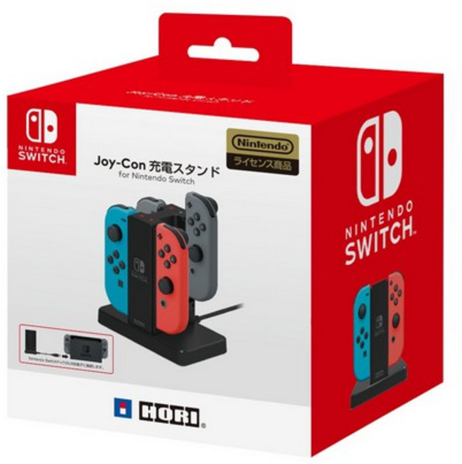 HORI Joy-Con 充電座 Nintendo Switch 專用充電台 NSW-003, 詳見包裝, 詳見包裝, 詳見包裝