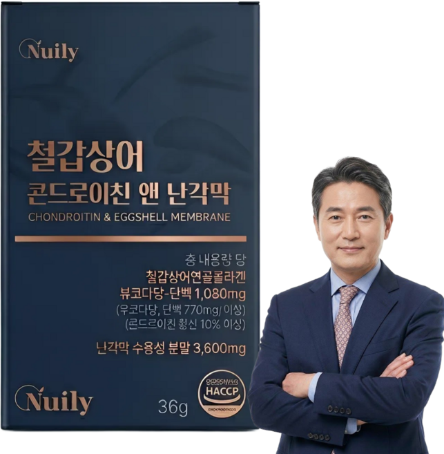 [12개이상 구매시 관절엔 난각막 DEM 증정] 난각막 콘드로이친 식약청인증, 1개, 60정