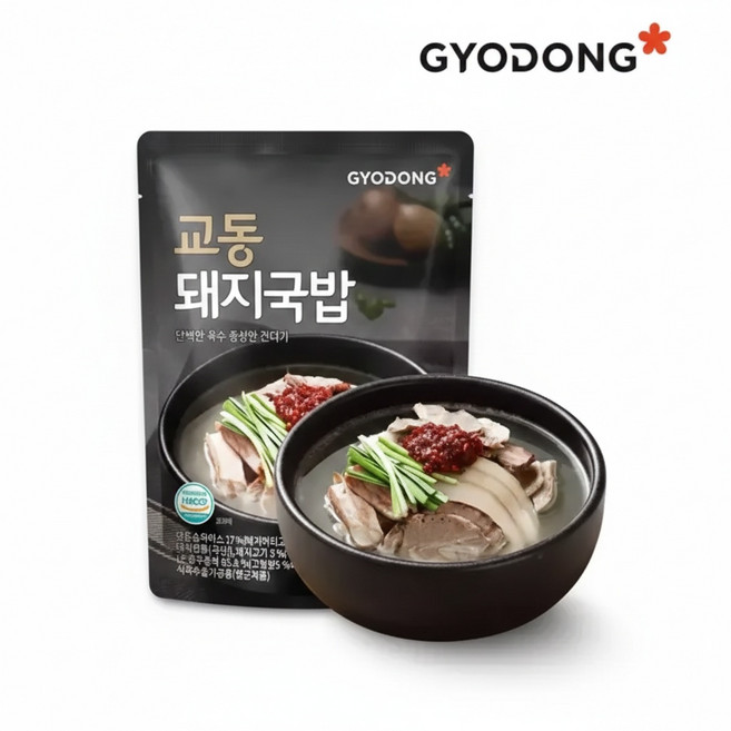 교동 돼지국밥 500g x 3팩, 3개