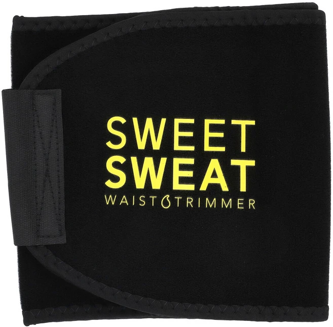 스포츠리서치 Sweet Sweat Waist Trimmer 미디엄 블랙 & 옐로우 벨트 1개입, SRE00432, 블랙&옐로우, 1개 - 쿠팡
