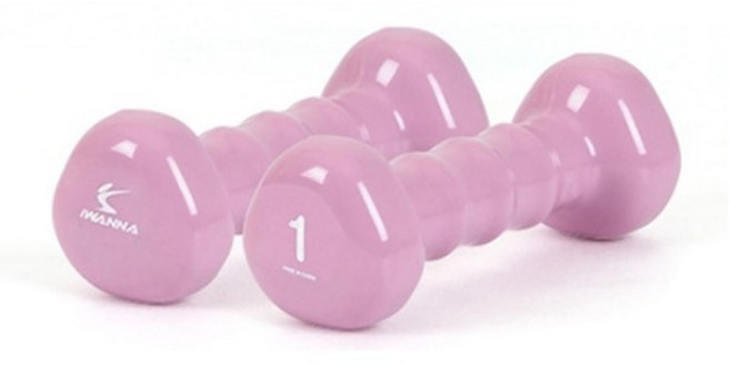 1P 아이워너 삼각 아령 덤벨 1kg 라일락 홈트 홈짐 상체 근력운동 홈트레이닝 여성, 1개