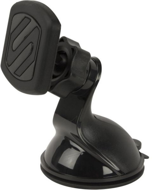 Scosche 스코쉬 MAG12V-XCES0 매직마운트 유니버설 자석 차량용 휴대폰 거치대 시가잭 마운트 및 USB 충전기 아이폰 아이패드 스마트폰 태블릿 모든 기기용 간편 장, Black, 1 Pack, 1개