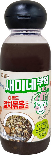 새미네부엌 아몬드 멸치볶음소스, 390g, 1개