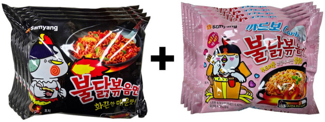 삼양 불닭볶음면140gx1+까르보불닭볶음면130gx1=(1세트), 14세트