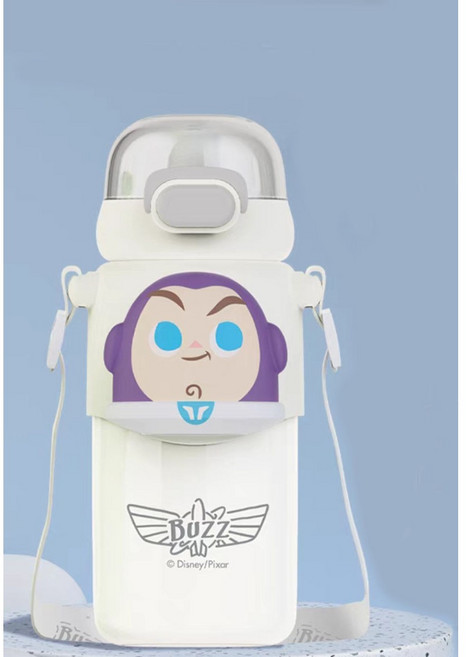디즈니 토이스토리 캐릭터 빨대텀블러 스텐컵 보온보냉물병, 1.버즈, 1개