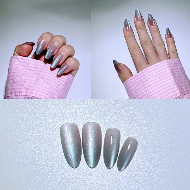 MoodroAll 셀프 네일 자석젤 네일팁 30p, 1개, 010. 하늘은하수