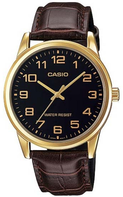 (카시오) CASIO 정품보증 남성남자학생클래식정장 가죽밴드손목시계 MTP-V001GL-1B