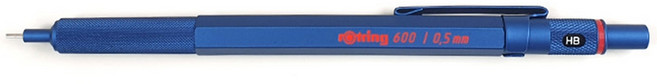 로트링 600 컬러샤프 0.5mm 다크블루 2159705 한정판 바디컬러 고급필기구, 단품, 상세페이지 참조