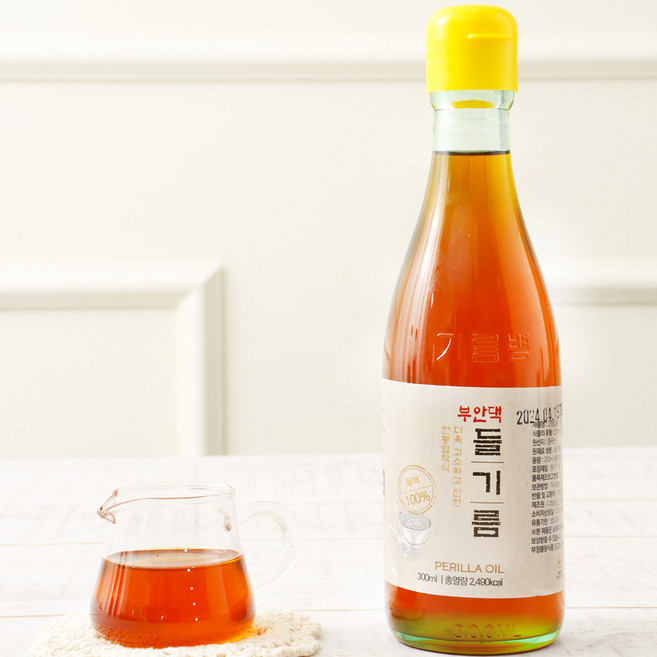부안댁 전통압착 들기름, 부안댁 들기름, 1개, 300ml