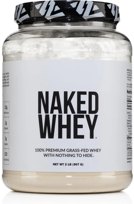 NAKED Whey 풀사료로 키운 유청 단백질 파우더 무향 유청 단백질 변성되지 않음 글루텐 프리 대두 프리 비GMO 방부제 없음, 1개, 907g - 쿠팡