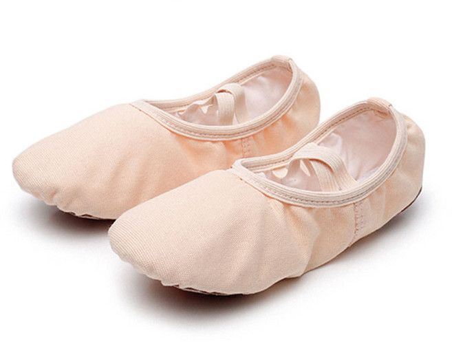 라라티나 레미 여성 성인용 학생용 발레 슈즈, 235, 스킨