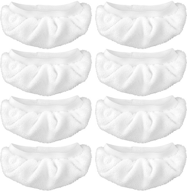 8pcs 스팀 걸레 교체 패드 클리너 극세사 천 소형 커버 비셀 샷 듀프레이 퍼스팀 컴포데이 휴대용 클리너용 스크럽 청소 액세서리