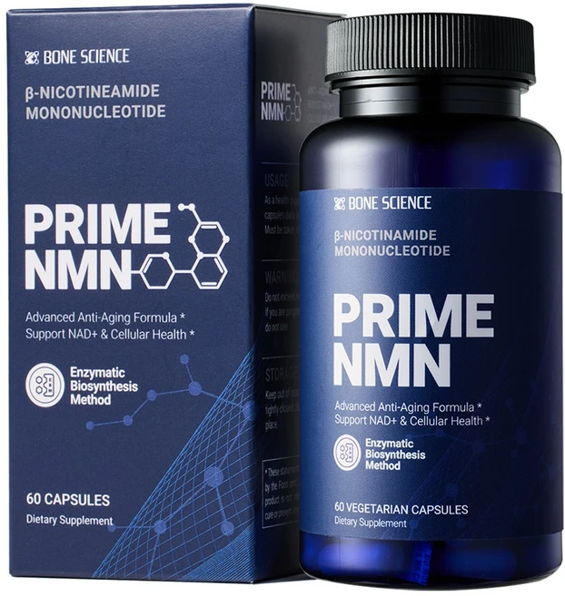 본사이언스 프라임 NMN 575mg 4세대 엔엠엔 컨슈머랩인증 +프테로스틸벤 고순도 99.9%, 1개, 60정 - 쿠팡