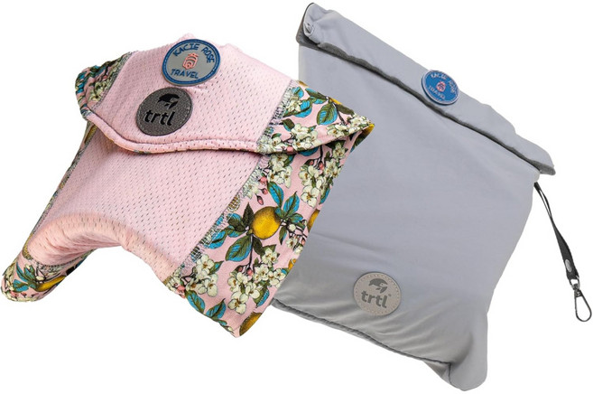 trtl Travel Pillow Cool 여행용 목베개 레몬 프린트
