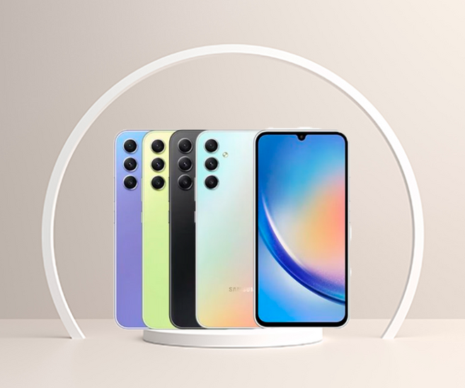 삼성전자 갤럭시 A34 자급제, 어썸그라파이트(리퍼특S급), 128GB