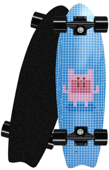 哆哆購 楓木大魚板 陸地衝浪板 單翹板 skateboard, 1個