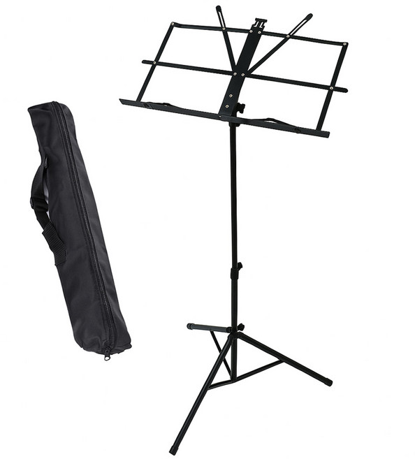 Mobach 휴대용 접이식 악보 보면대 악보대 MS-300, MS-300(블랙), 1개