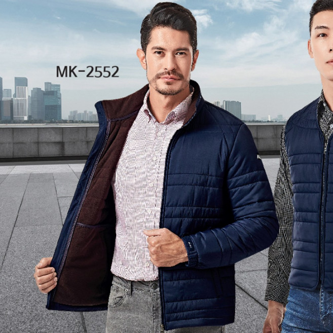 마크 폴라폴리스 패딩 점퍼 동계 네이비 MK-2552, MK-2552 네이비, 1개