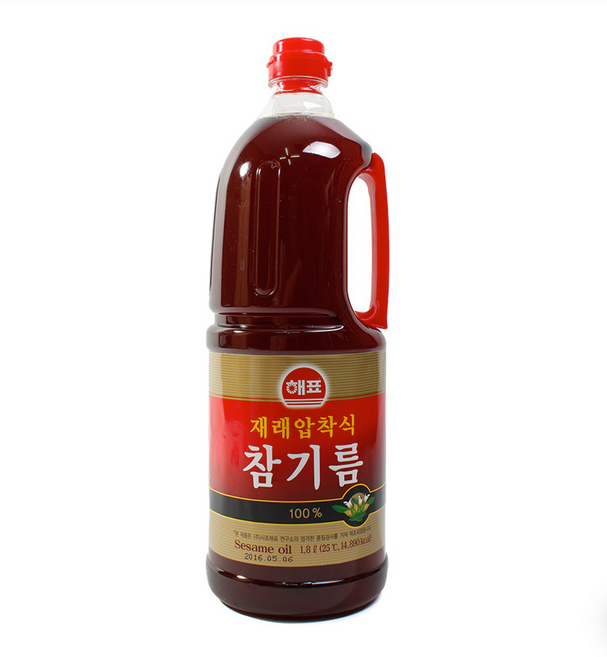 사조해표 재래압착식참기름 1.8L 1개식용유간장된장국, 25개