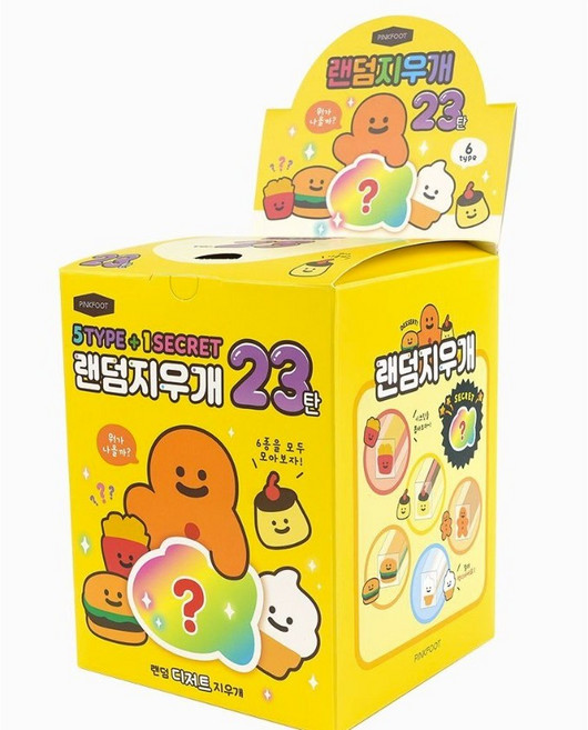 5가지 +시크릿 디저트 랜덤지우개 23탄 (60개 1세트), 3박스, 디저트랜덤지우개(5+1가지)