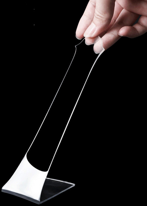 나노픽스 겔테이프 양면테이프 강력접착 갤 클리어 실리콘 자동차 차량용 아크릴, 5cm x 1M, 1개