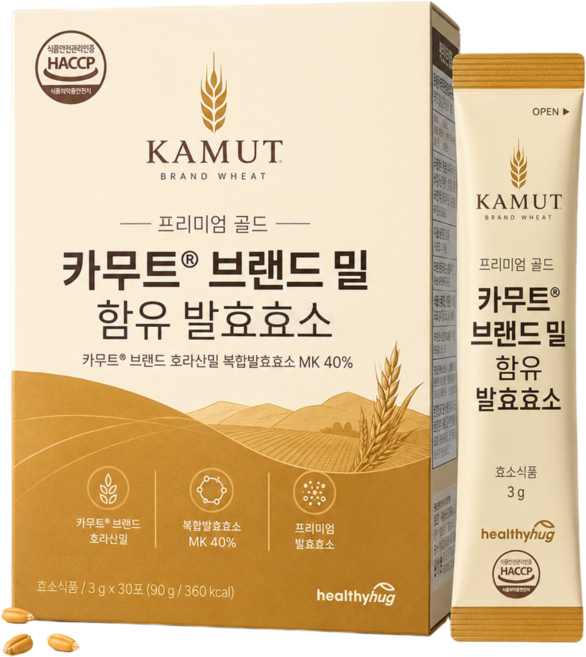 항산화 소화개선 다이어트 및 체질 개선 고대곡물 효소, 2개, 30정