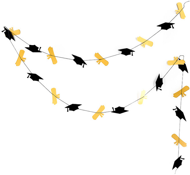 마블파티 졸업 가랜드 3m 학사모 졸업장