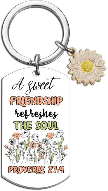 여성을 위한 우정 선물 여성용 친구 선물 베스트 프렌드 키체인 여성용 생일 선물 우정 영혼 자매 선물 친구 절친 자매 추수감사절 크리스마스 재미있는 친구 키링 440248