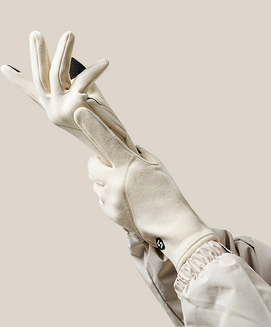 Surkat 겨울 장갑 두꺼운 스키 장갑 방한 스마트 터치 기모 장갑