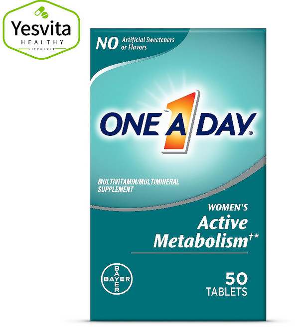 원어데이 우먼스 엑티브 미네랄 멀티비타민 50정, 1개