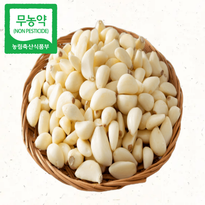 친환경 국산 깐마늘 산지직송 요리용 햇마늘, 500g, 1개, 500g