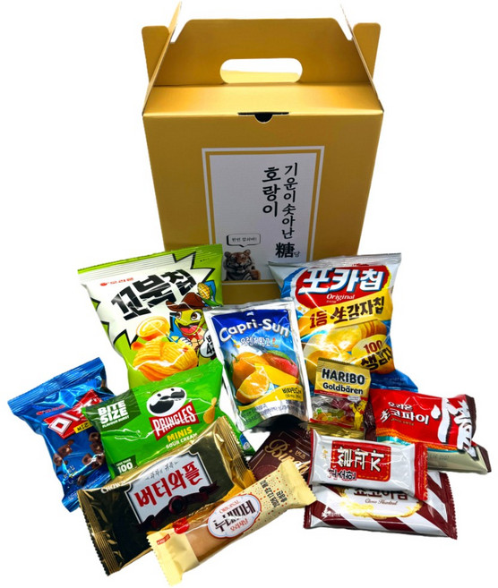 나나박스 호랑이 기운이 솟아난 당 과자세트, 10개, 1세트