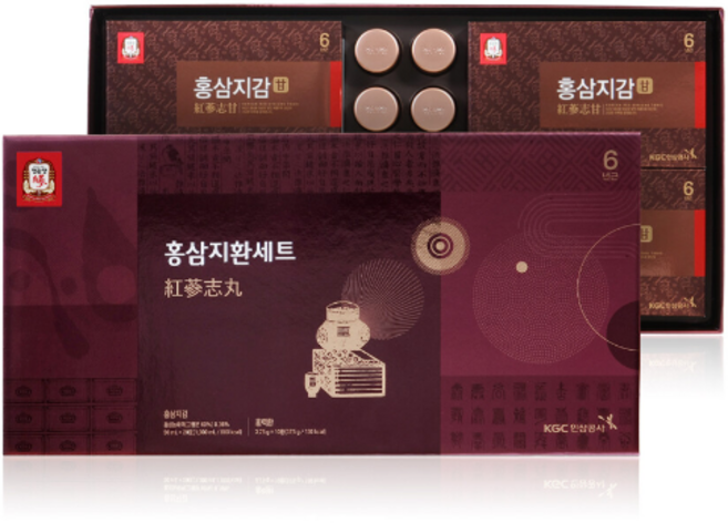 정관장 홍삼지환세트 홍삼지감20포 +홍력환 10환 + 쇼핑백, 1세트