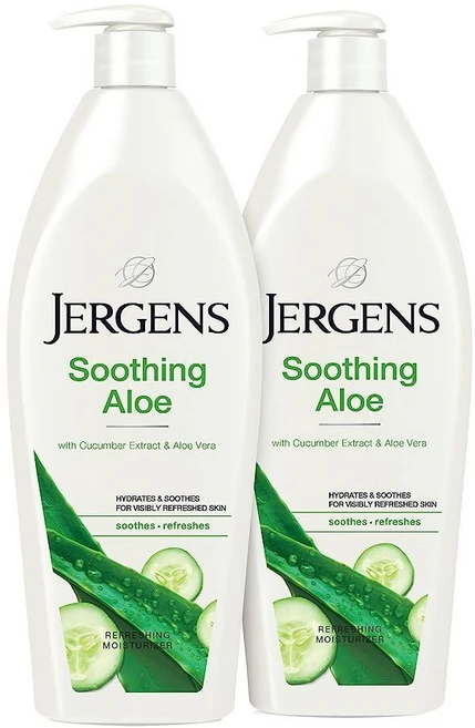 저겐스 수딩 알로에 리프레싱 모이스처라이저 바디로션 295ml 2개 1세트, 1 - 쿠팡