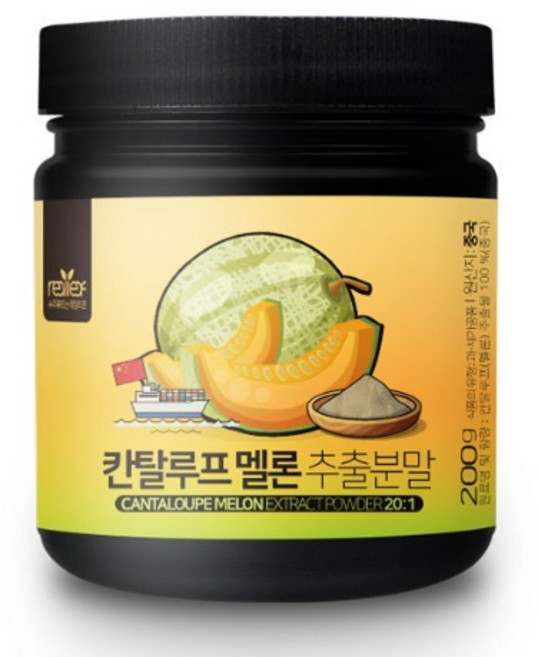 리얼리프 칸탈루프 멜론 추출 분말 가루 200g (20:1), 1개