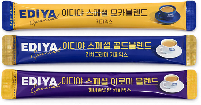 이디야 믹스커피 혼합 20개씩 모카 20T+ 골드 20T + 헤이즐넛 20T, 11.5g, 20 STICKS