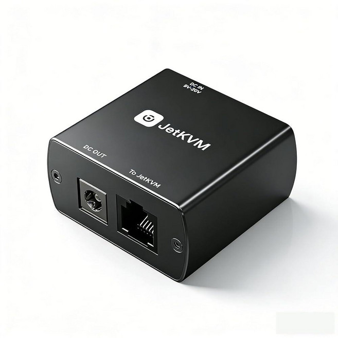 BitPC 오픈 소스 IP KVM 스위치 JetKVM 연장 포트 DC 전원 제어