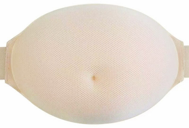 Makone 가짜 임산부배 모형 공연 무대 임신 코스프레 복대