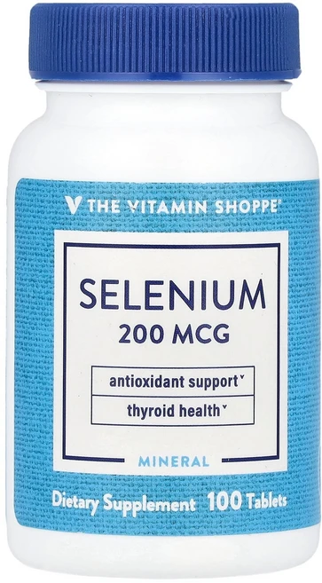 The Vitamin Shoppe Selenium 100 Tablets, 100 Count, 1개, 100정 - 쿠팡