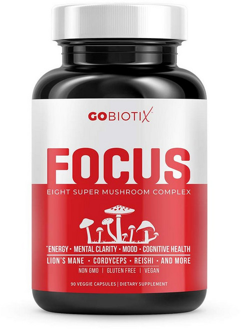 GoBiotix Focus 고바이오틱스 포커스 머쉬룸 버섯 추출물 90정, 1개