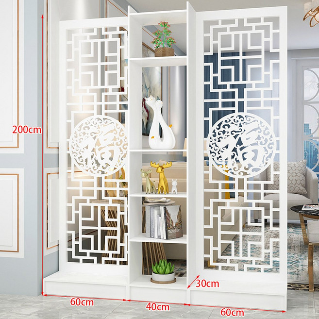 모던 심플 스크린 파티션 침실 입구 거실 장식 현관 선반 식당 좌석, Partition cabinet 19