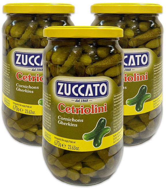 새콤한 오이피클 3개 절임류 설탕 육류요리 생선 와인 샌드위치 피자, 670g