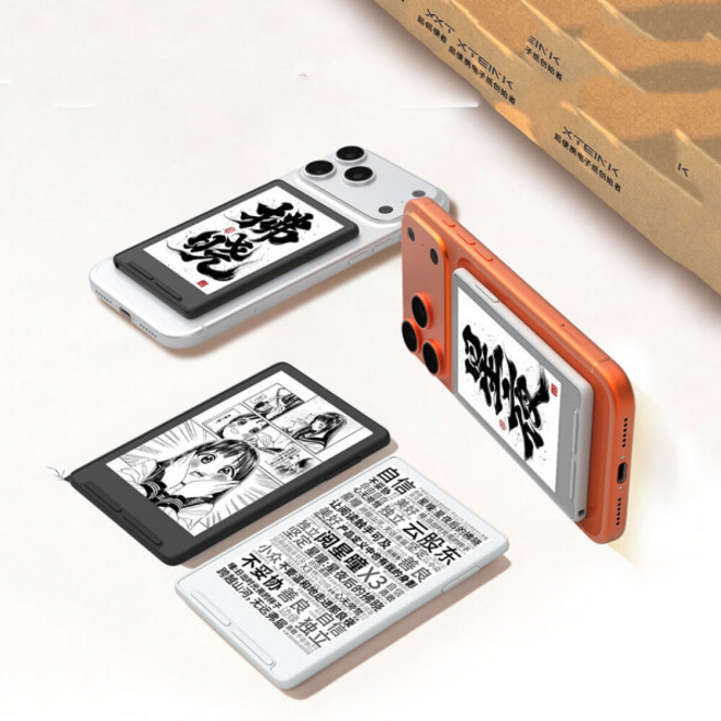 XTEINK X3 포켓 이북리더기 3.7인치 초경량 전자책 여행용 E Ink 리더기 16GB (TF), 화이트