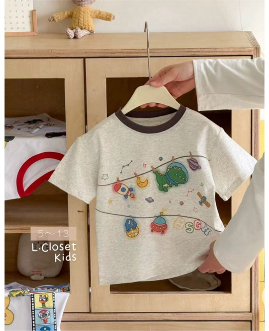 LC.kids Q版恐龍印花T恤 男童上衣