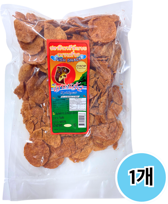 태국 피쉬스낵 태국어포 태국꾸이맨 THAI FISH SNACK, 1개, 210g