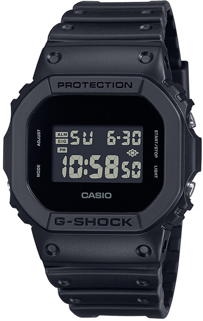 G-SHOCK 지샥 DW-5600UBB-1 스퀘어 블랙아웃 매트블랙