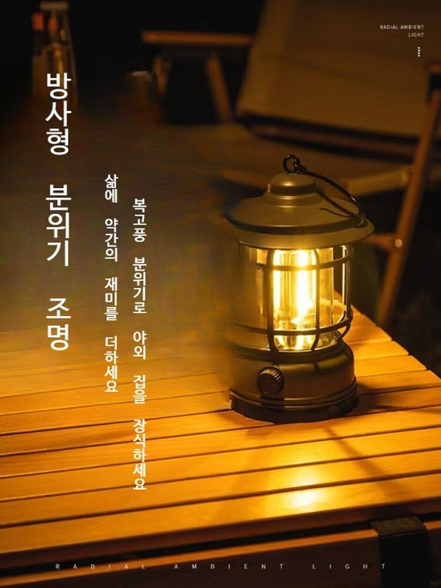 캠핑 감성 레트로 충전식 랜턴 휴대용 무드등 야외용 LED 캠핑조명, 2개, 모조불꽃등 과일그린 2개